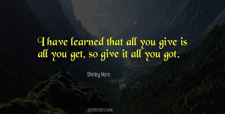 Shirley Horn Quotes #431814