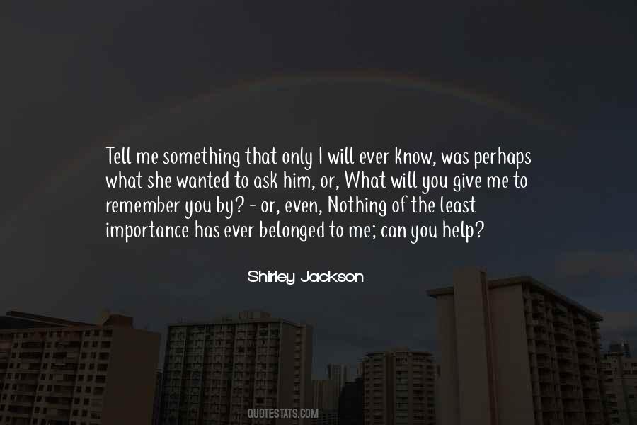 Shirley Jackson Quotes #1839747