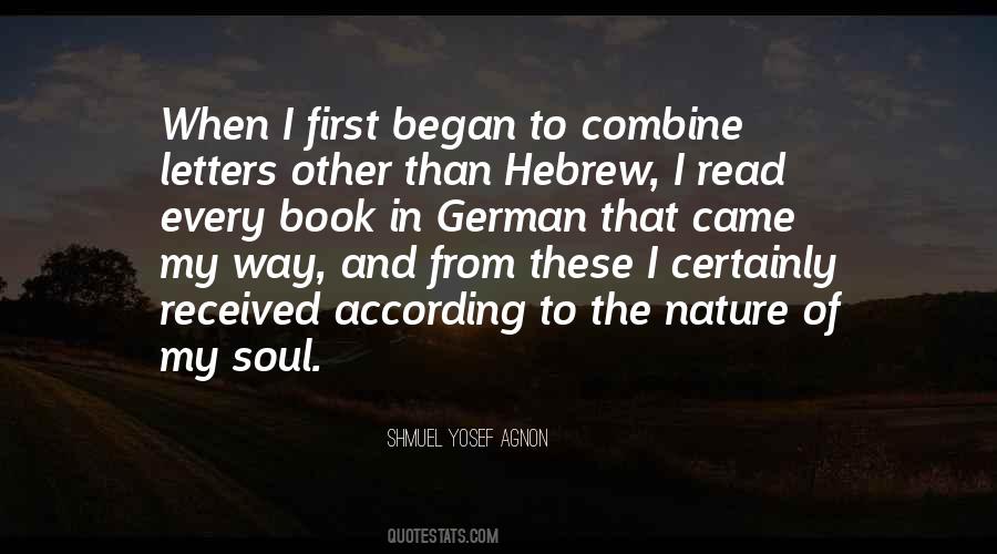 Shmuel Yosef Agnon Quotes #1022271