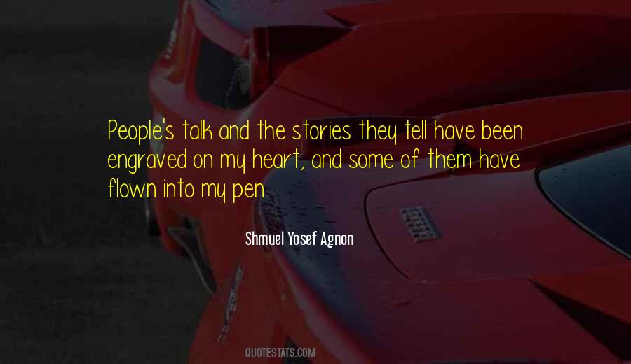 Shmuel Yosef Agnon Quotes #1804154