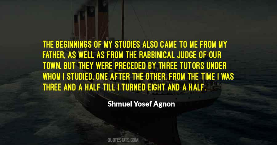 Shmuel Yosef Agnon Quotes #252848
