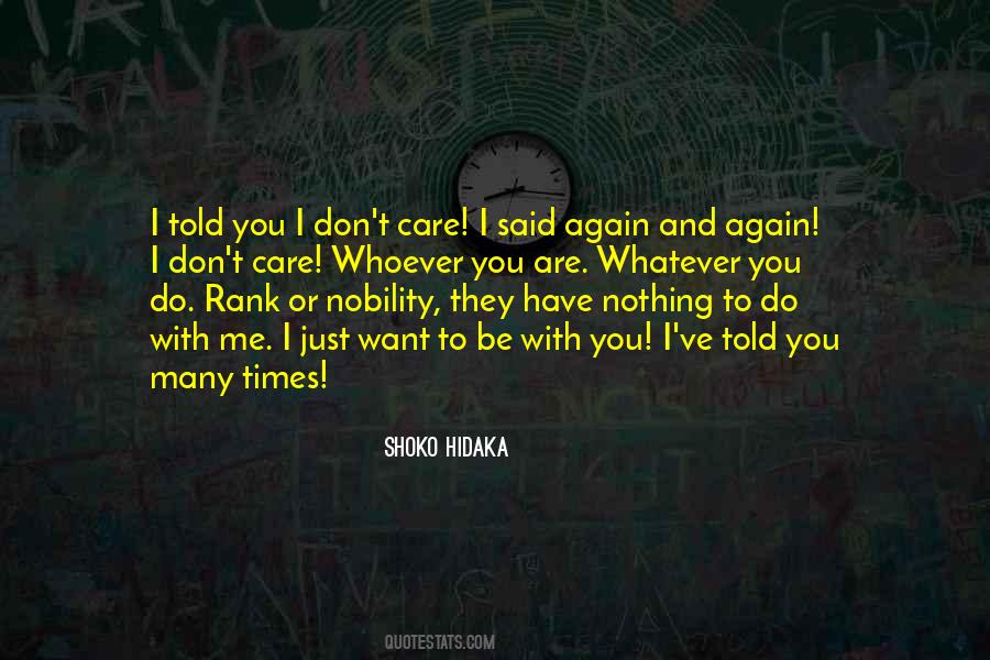 Shoko Hidaka Quotes #37342