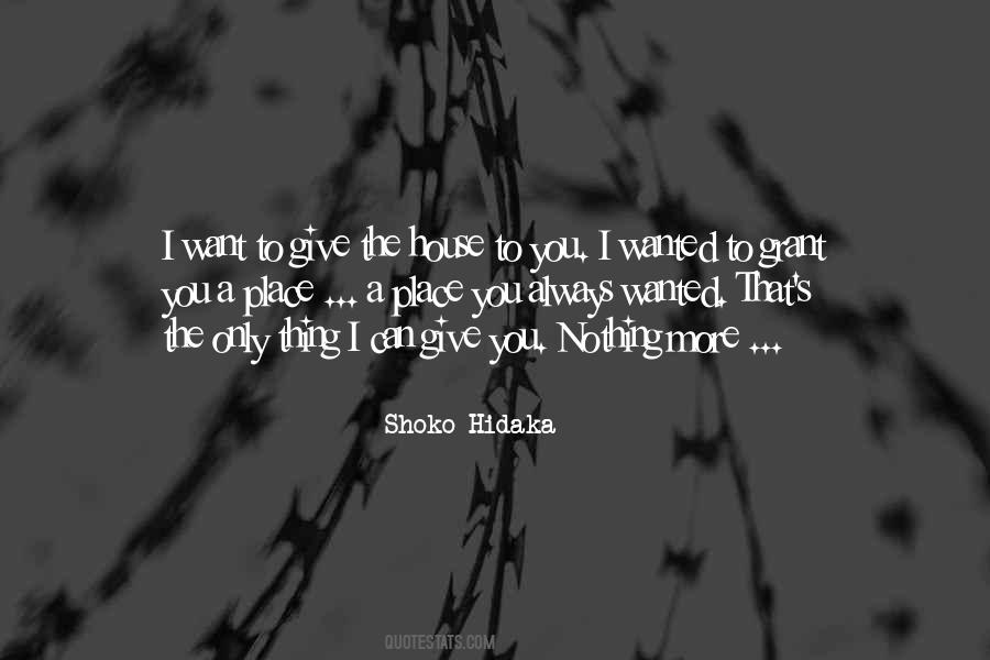 Shoko Hidaka Quotes #789269