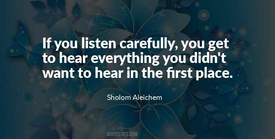 Sholom Aleichem Quotes #1240856