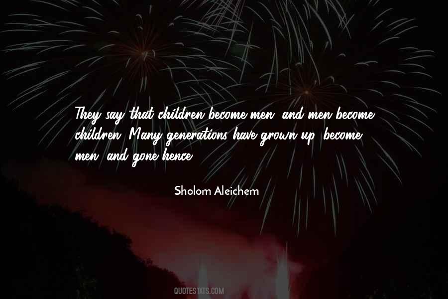 Sholom Aleichem Quotes #811512