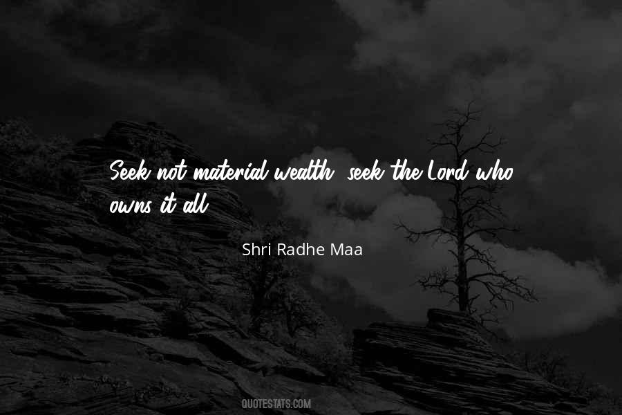 Shri Radhe Maa Quotes #491317