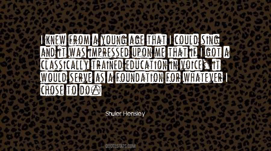 Shuler Hensley Quotes #764952