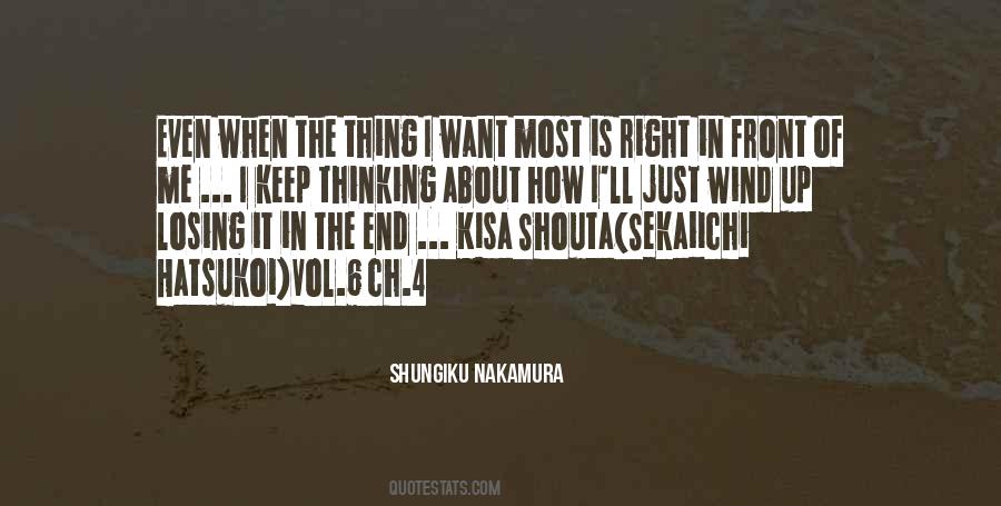 Shungiku Nakamura Quotes #1367789 Shungiku Nakamura Quotes #1367789