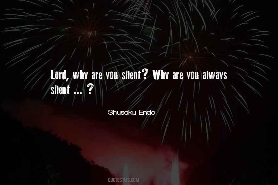 Shusaku Endo Quotes #1360005