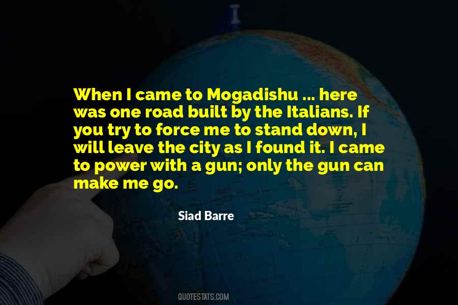 Siad Barre Quotes #1263029