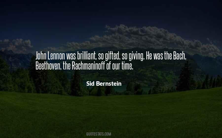 Sid Bernstein Quotes #1477476