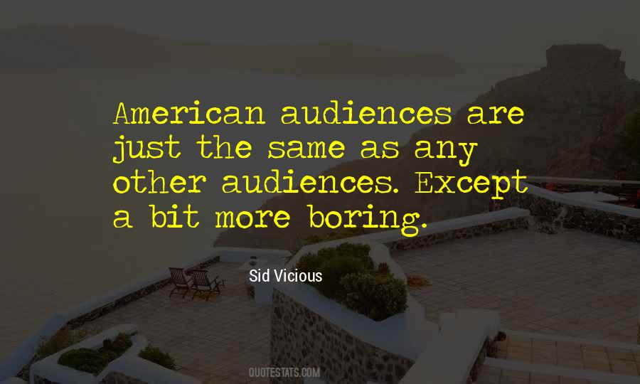 Sid Vicious Quotes #1584326