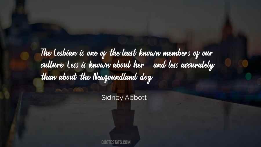 Sidney Abbott Quotes #1468903