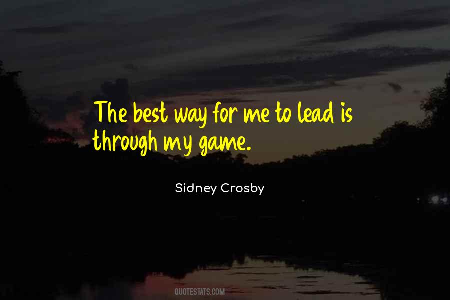 Sidney Crosby Quotes #1519814