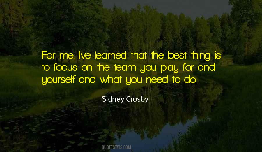 Sidney Crosby Quotes #643566