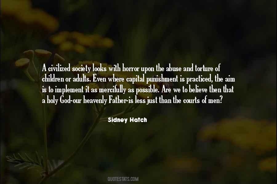 Sidney Hatch Quotes #911399