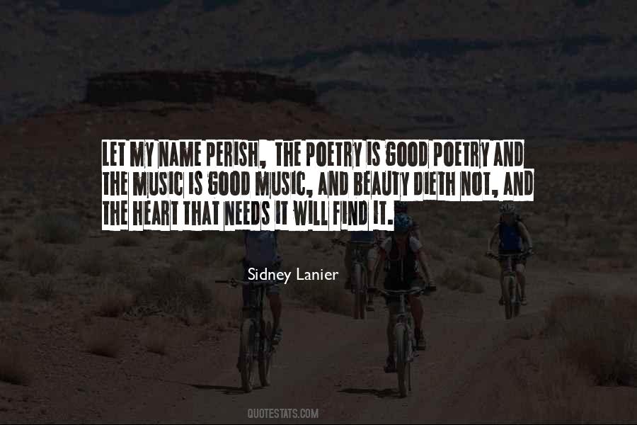 Sidney Lanier Quotes #16608