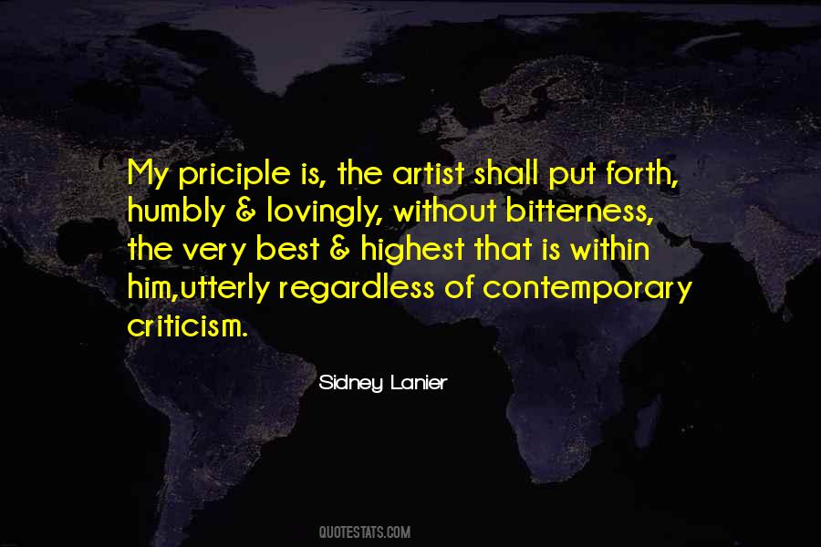 Sidney Lanier Quotes #230765