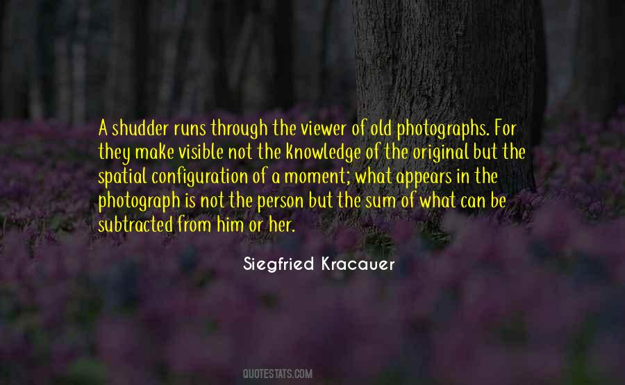 Siegfried Kracauer Quotes #535958