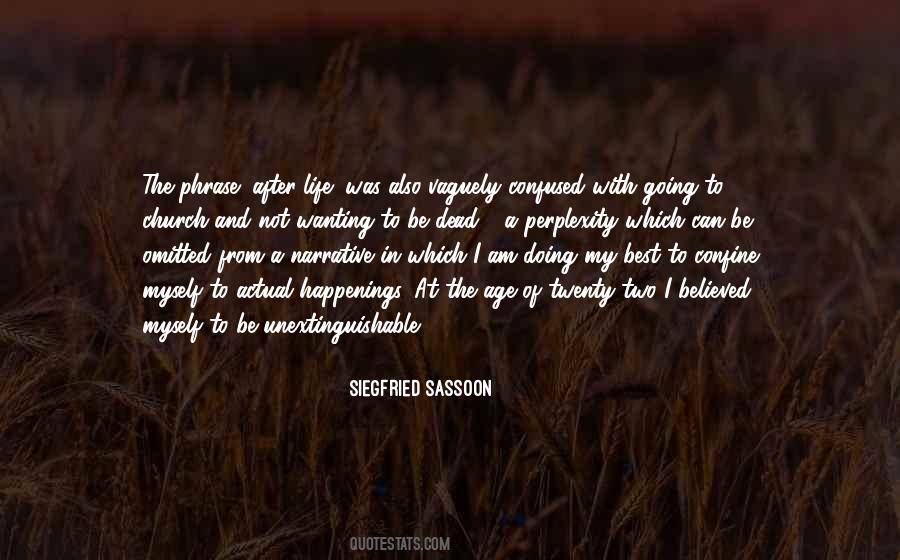 Siegfried Sassoon Quotes #780553