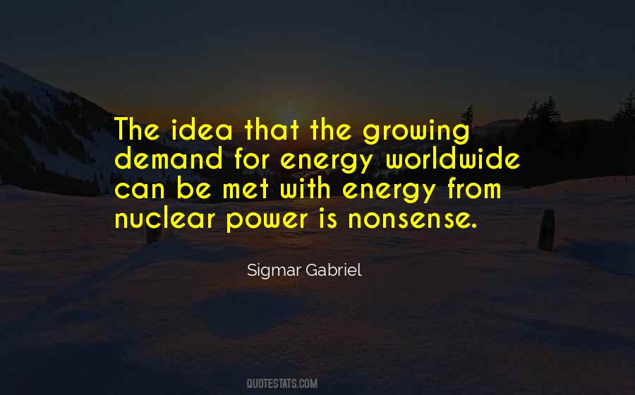Sigmar Gabriel Quotes #269263