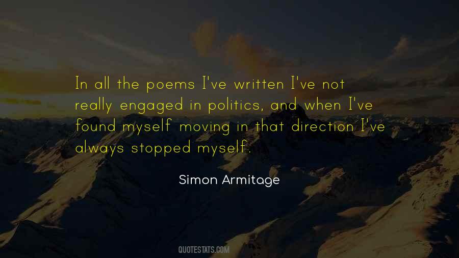 Simon Armitage Quotes #210087