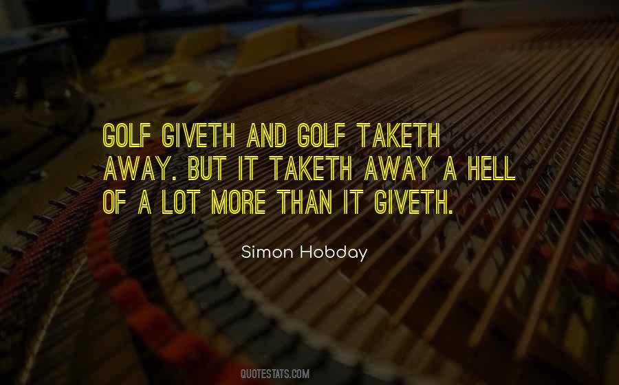 Simon Hobday Quotes #1457395