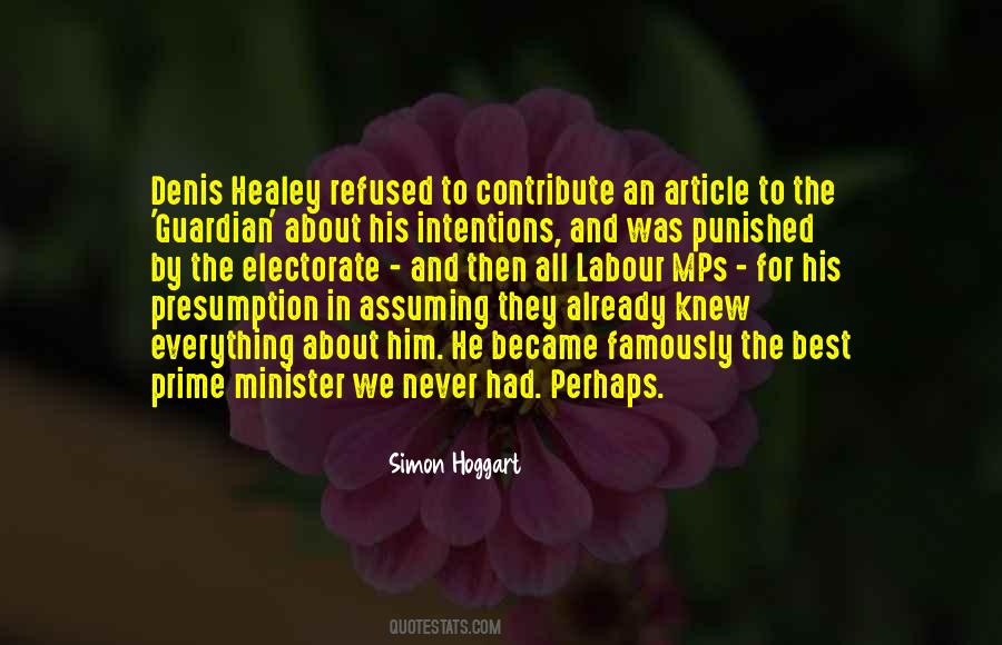 Simon Hoggart Quotes #1567824