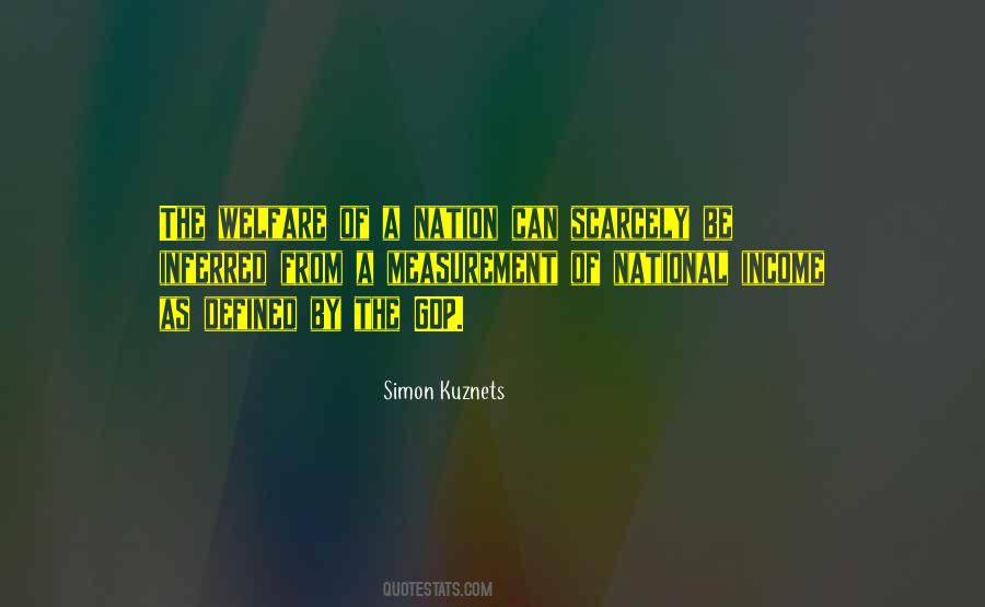 Simon Kuznets Quotes #1076184