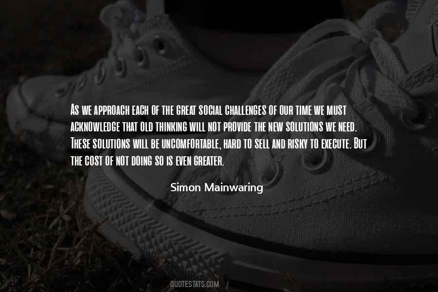 Simon Mainwaring Quotes #1685322