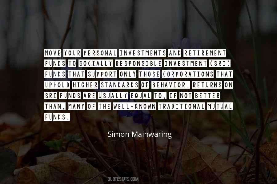Simon Mainwaring Quotes #310336