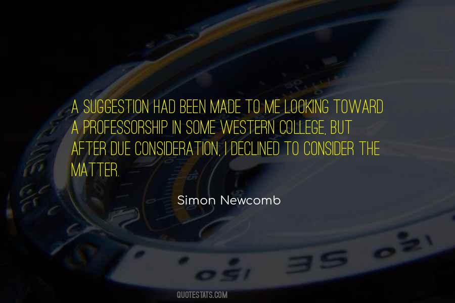 Simon Newcomb Quotes #155154
