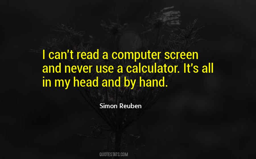 Simon Reuben Quotes #53245