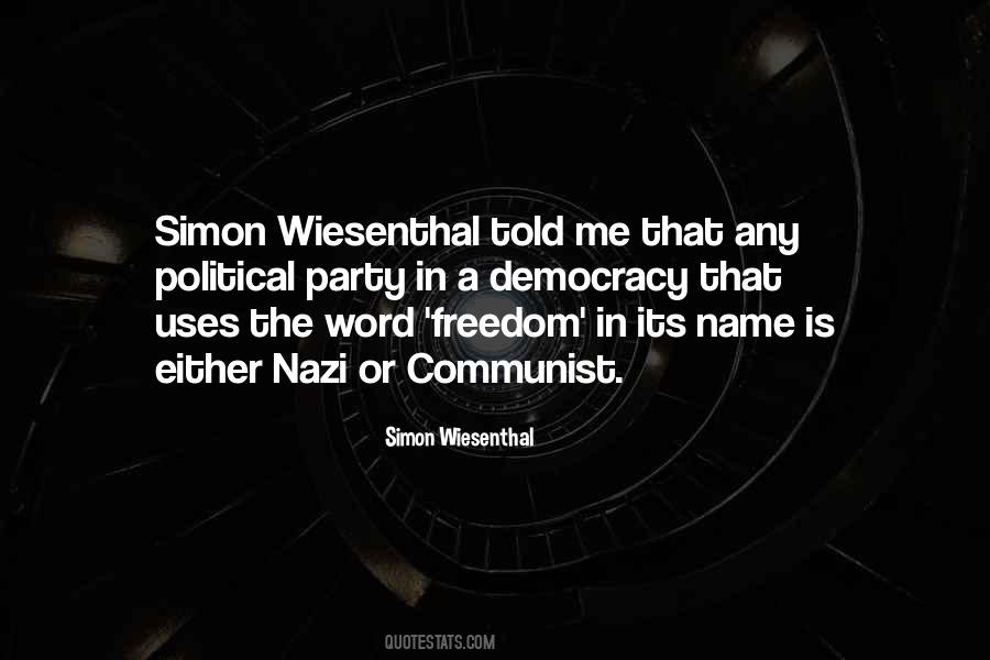 Simon Wiesenthal Quotes #716756