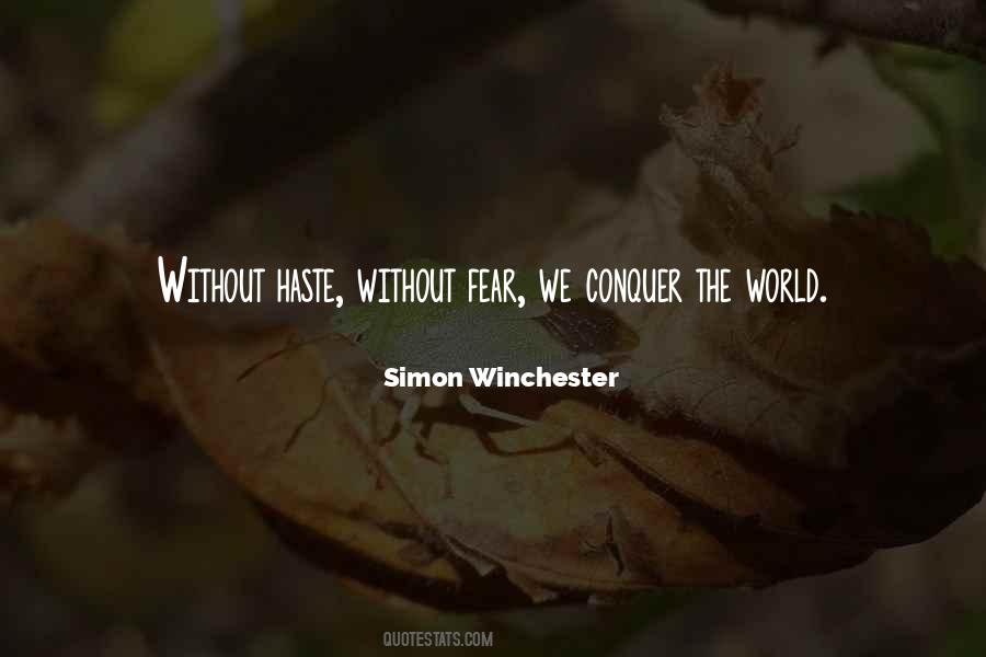 Simon Winchester Quotes #1087046