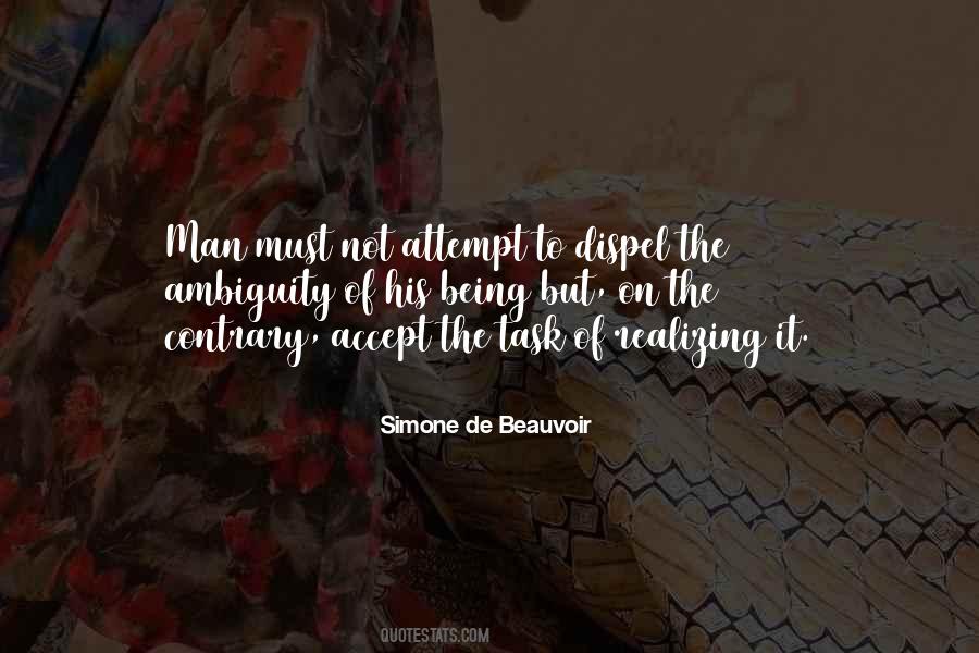 Simone De Beauvoir Quotes #829295