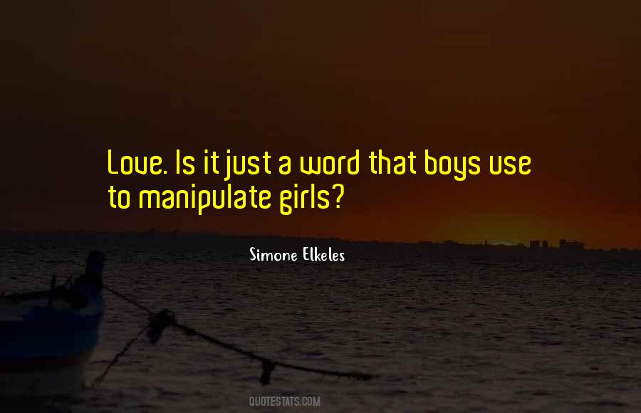 Simone Elkeles Quotes #854995