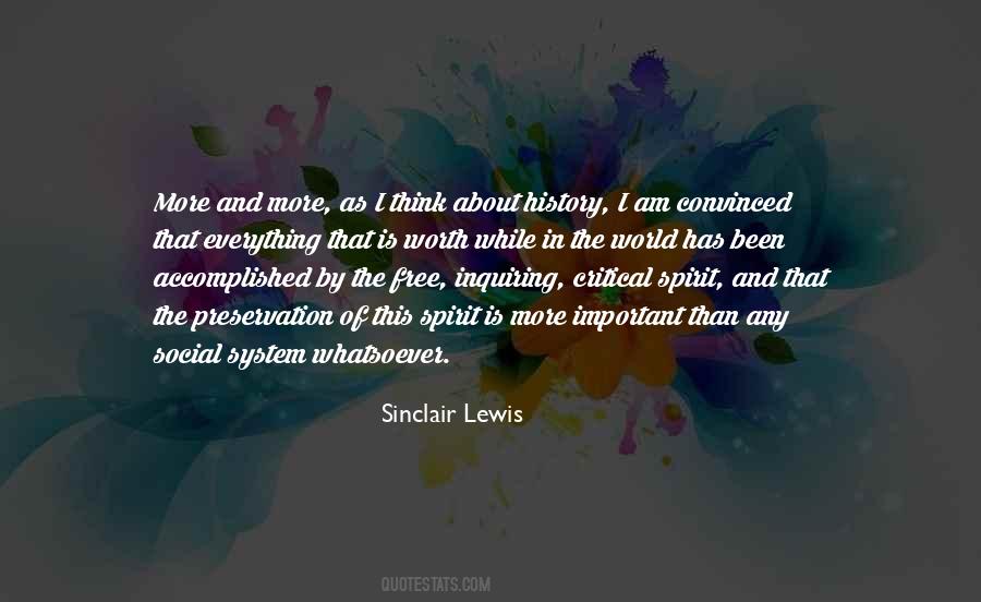 Sinclair Lewis Quotes #668961