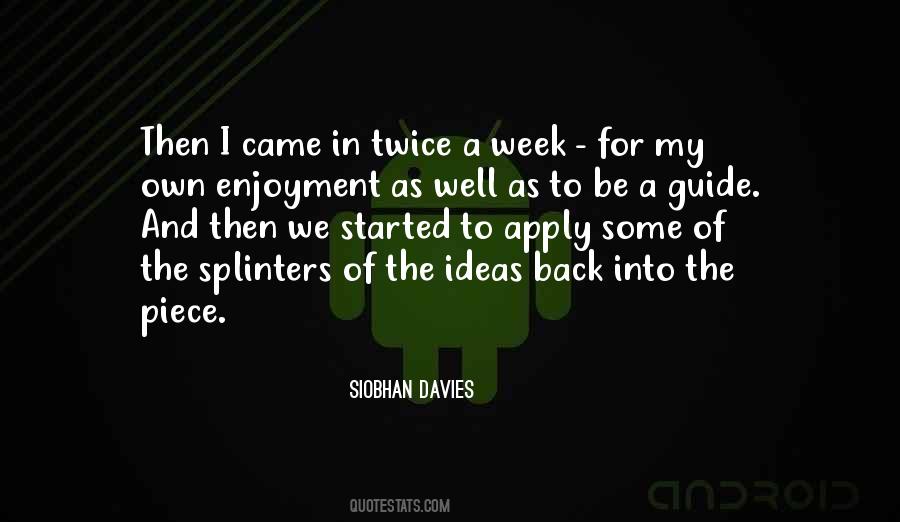 Siobhan Davies Quotes #651224