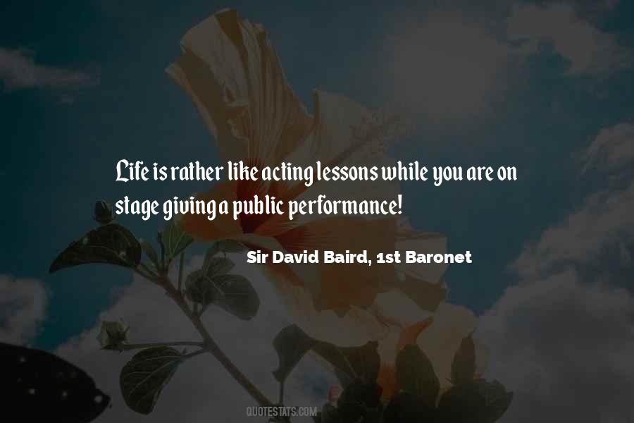 Sir David Baird, 1st Baronet Quotes #514409