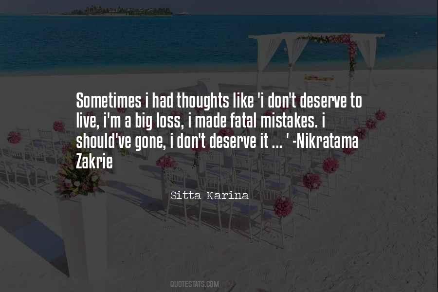 Sitta Karina Quotes #814739