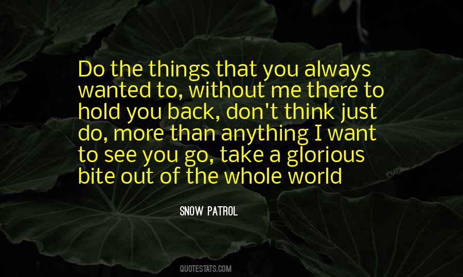 Snow Patrol Quotes #375650