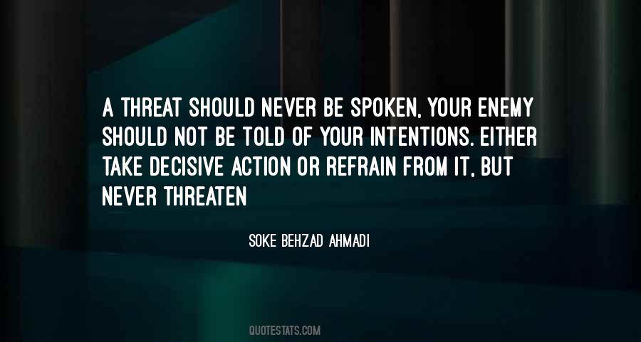 Soke Behzad Ahmadi Quotes #470026