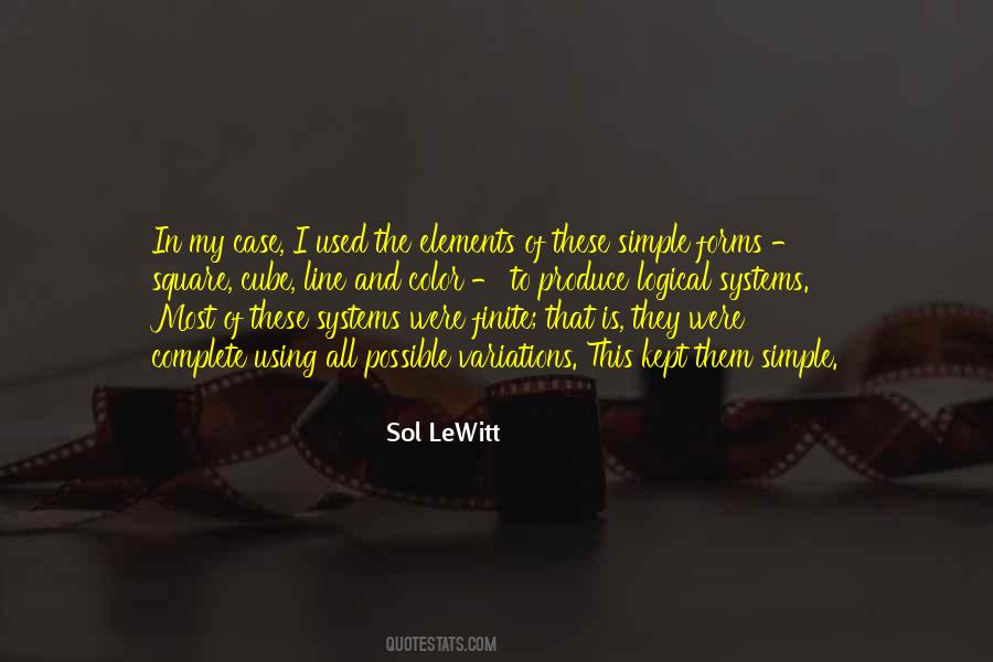 Sol LeWitt Quotes #134265
