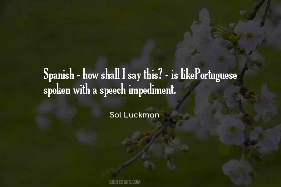 Sol Luckman Quotes #327803