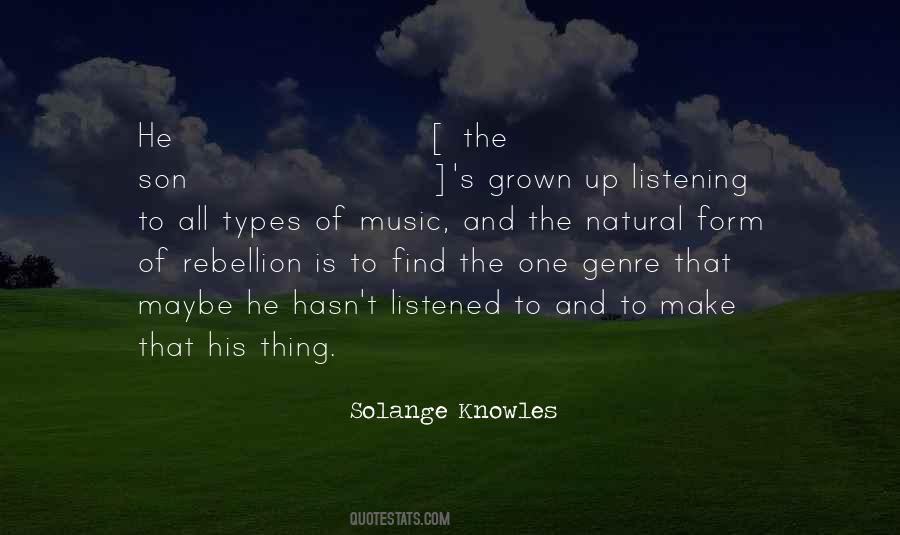 Solange Knowles Quotes #1645560