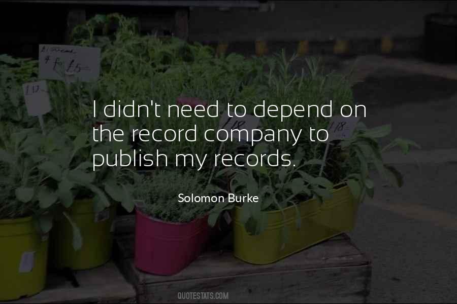 Solomon Burke Quotes #533683