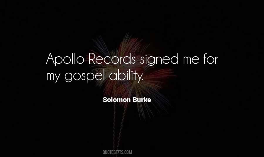 Solomon Burke Quotes #805019