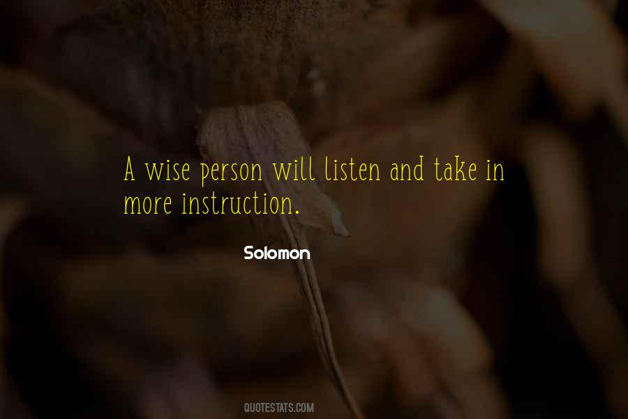 Solomon Quotes #749049