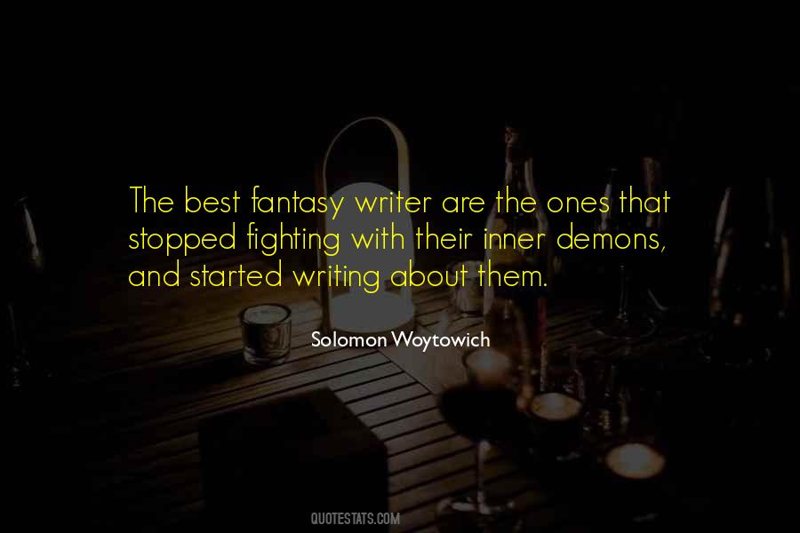 Solomon Woytowich Quotes #1754810